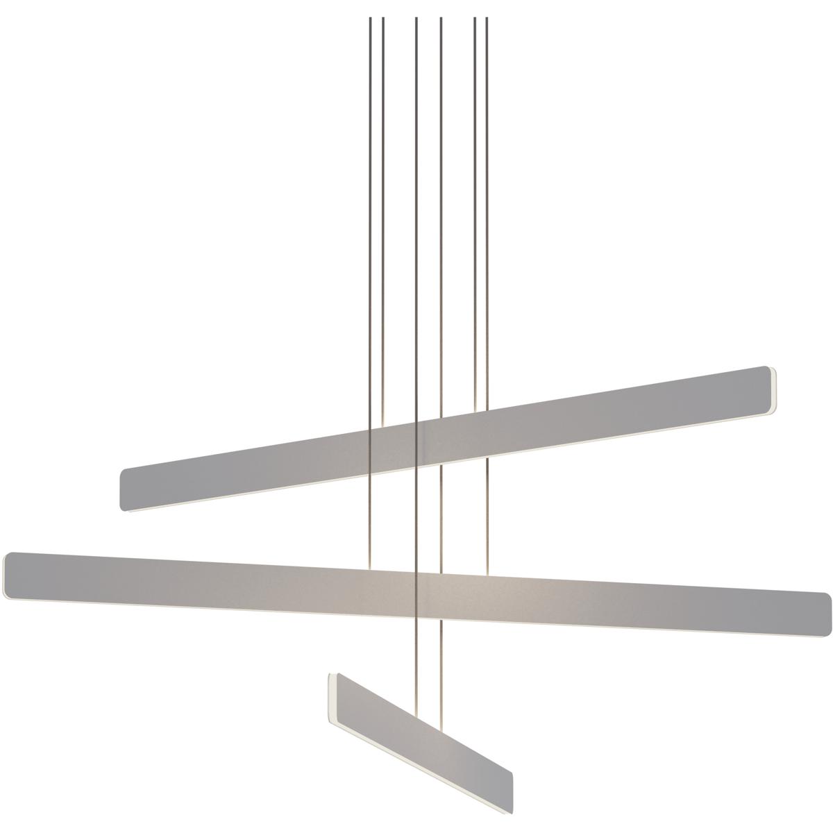 Koncept SUB-C3-SW-SIL Sub LED 48 inch Silver Pendant Ceiling Light